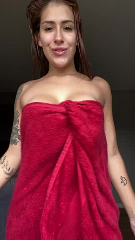 Cant say the towel didnt struggle 😛 : video clip