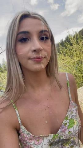 Fucking in the woods—check. Facial—check. Forgetting the towel in the car and running into a group of people in the parking lot… check 😳 : video clip