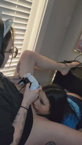 Under desk support while my bestie games 🥰 : video clip
