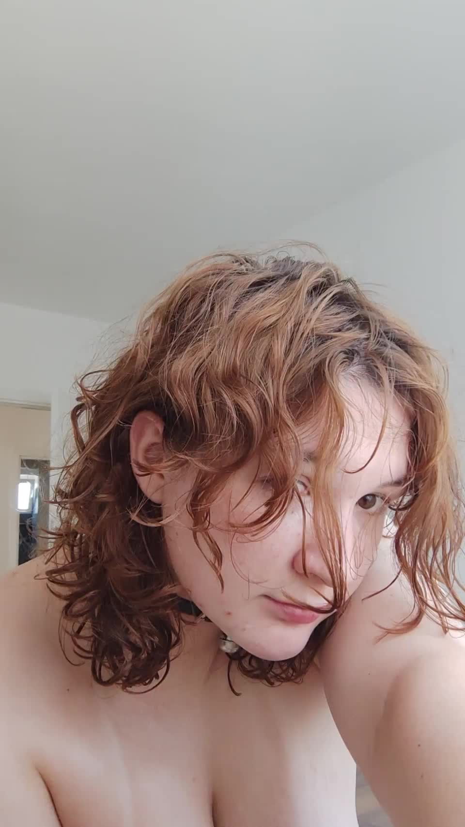 Just playing with my tits. Wanna join? : video clip