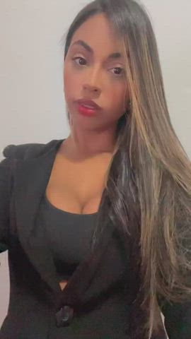 I learned a new blowjob technique. Can I practice on you? : video clip