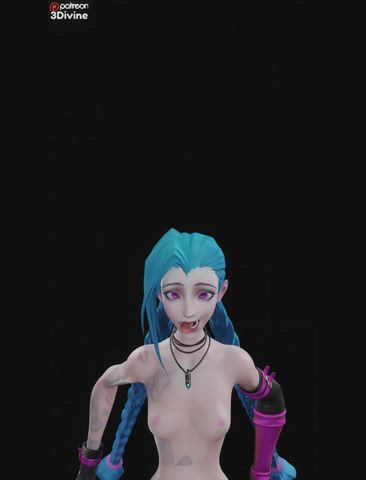 Jinx jiggle test (3Divine) [League Of Legends] : video clip