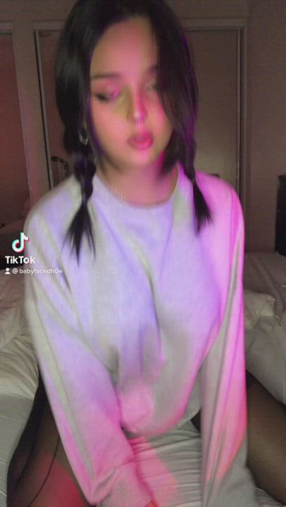 what do you think of me in thigh highs? 🥺 : video clip