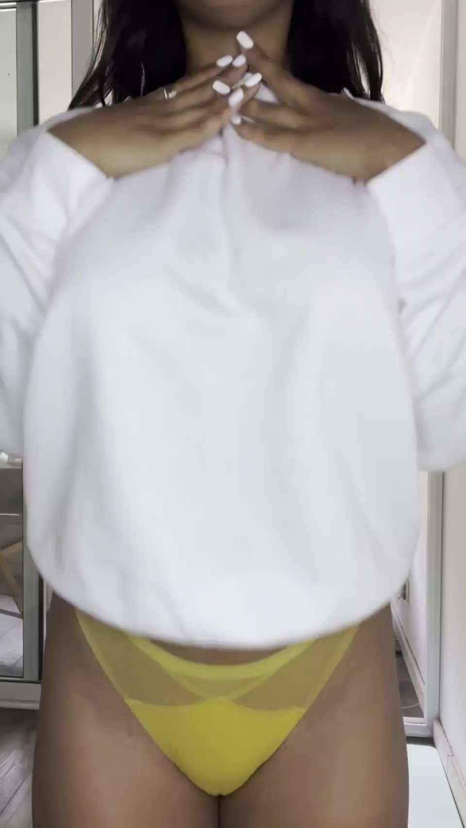 Wanna feel on my big boobs? : video clip