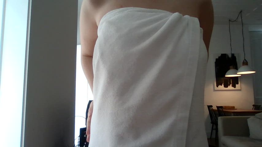 POV of me after a shower 💦 : video clip