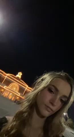 What would you do if you noticed a girl like me in the parking lot? : video clip