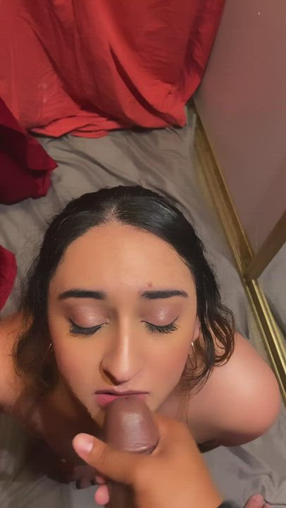 Love making him feel better after a long day of work. : video clip