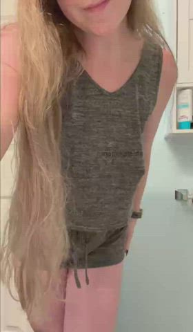 There’s a rumor if you play with my nipples long enough, I’ll cum ;) : video clip