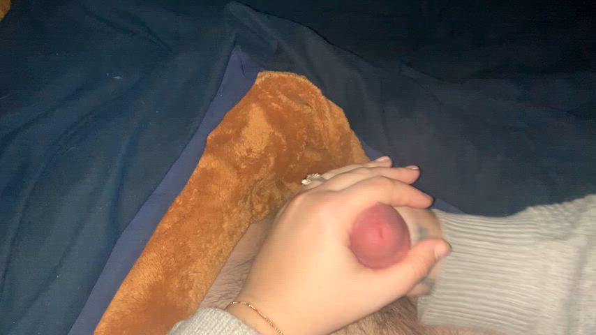 My POV as Mrs Gee strokes me : video clip