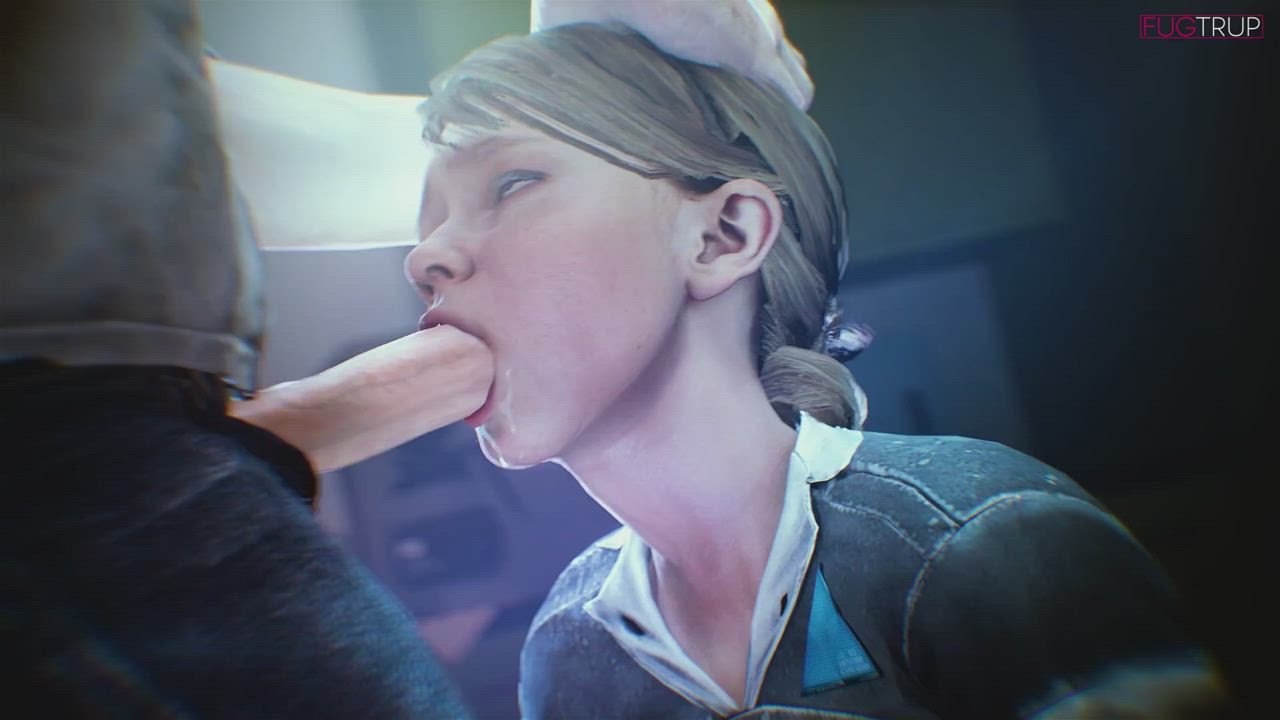 Kara face-fucked (Fugtrup, zombod) [Detroit: Become Human] : video clip