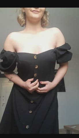 I might look like a good girl but I wear no bra or panties for easy access 😈 : video clip