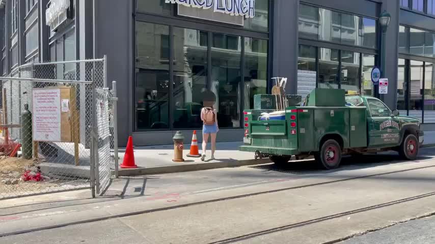 Getting crazy in downtown Philly : video clip