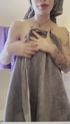 After shower fun (: : video clip