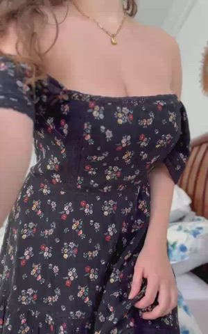 After seeing my big boobies... Can you believe I'm only in college?! (19f) : video clip