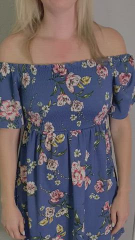 Sundresses give easy access to my married titties : video clip