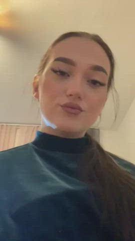 Boobs and cute kissmouth are all needed for having a good day :P : video clip