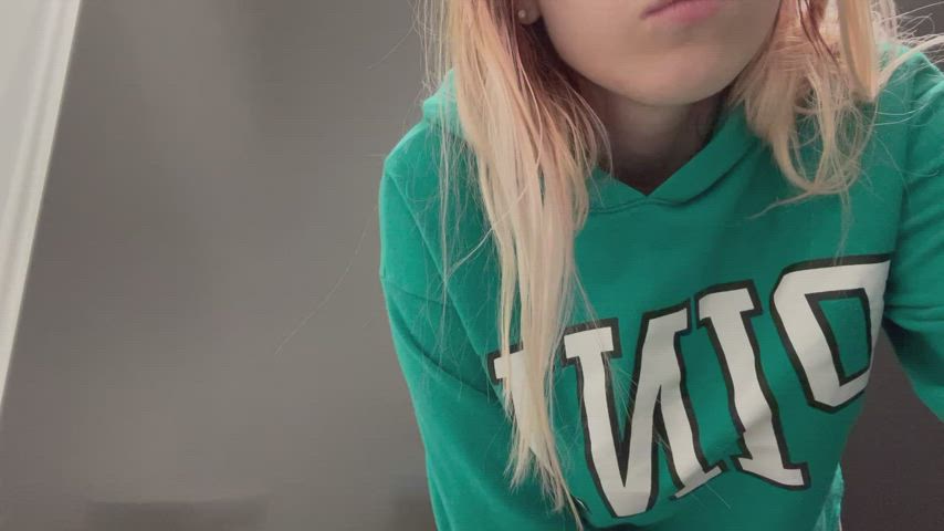 you'd never guess I was hiding these massive tits underneath <3 : video clip