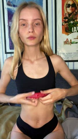I will wonder if you will suck my cherries until I cum... : video clip