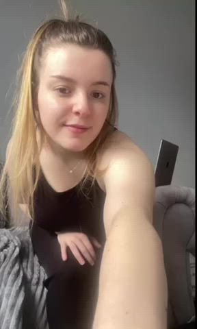 I’m short and busty - will I be getting a creampie from you? : video clip