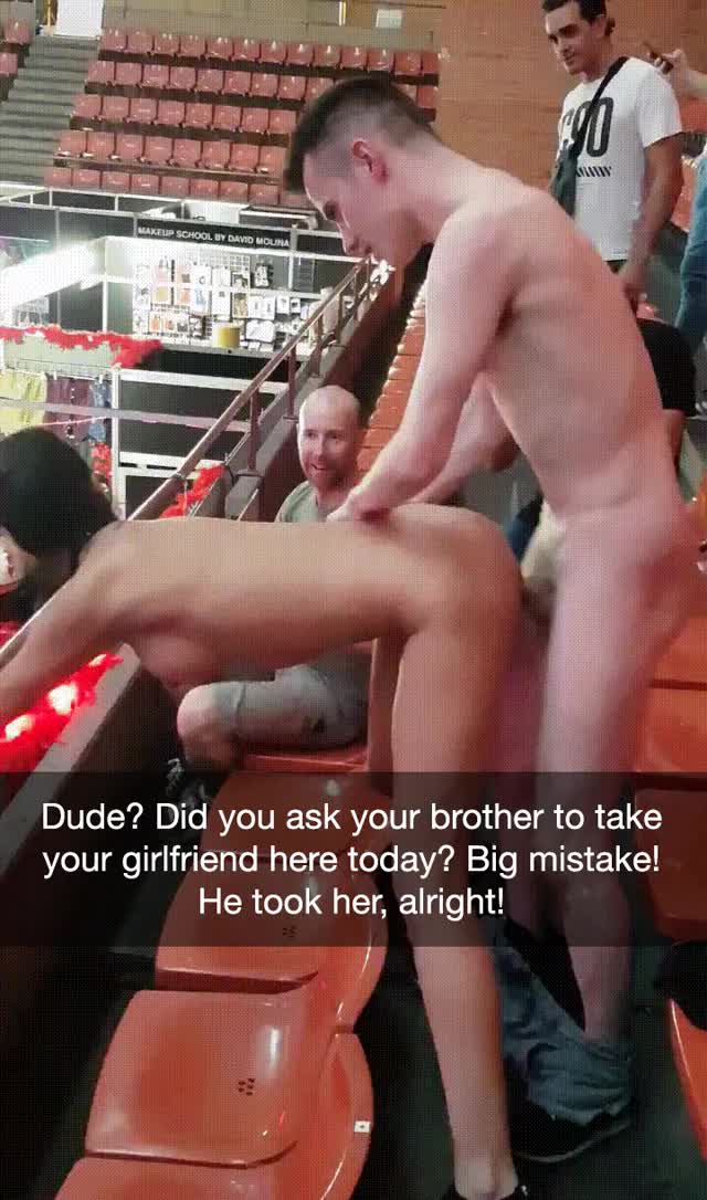 When Both Your Girlfriend And Your Brother Are Exhibitionists : video clip