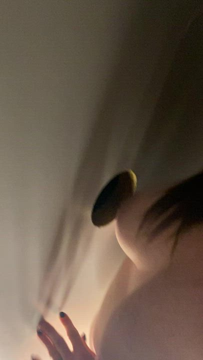 I’ll never say no to sucking my nipples if you promise to slide your cock through the hole. : video clip