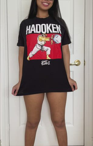 Hadouken your cum into my pussy! : video clip