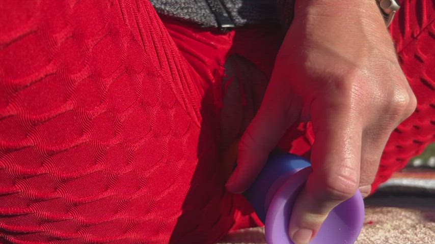 Having some naughty fun on a picnic. : video clip