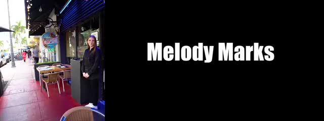 Melody Marks, Cute Mode | Slut Mode, Waitress Delivers Even More Than A Steak And A Blowjob : video clip