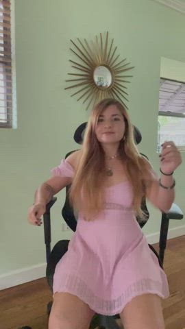 Do you enjoy the view under my church dress? 🙈💕 : video clip