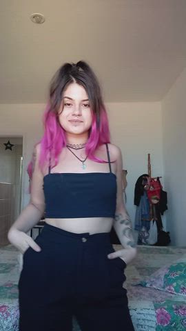 Suck my little tits, : video clip