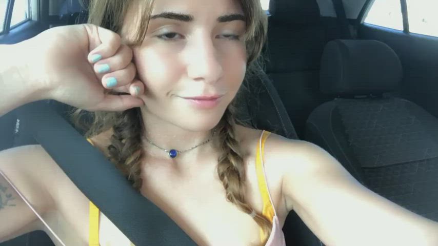 running errands without panties🙈💕 : video clip