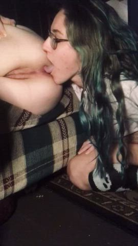 Licking my princess’ perfect ass🍑🤤 : video clip