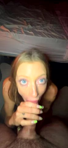 I love worshiping cock until I get my reward. The feeling of cum splashing on me is so 🔥 : video clip