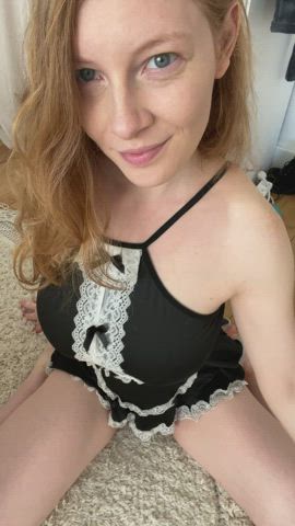 Good news! Your French maid is here! : video clip