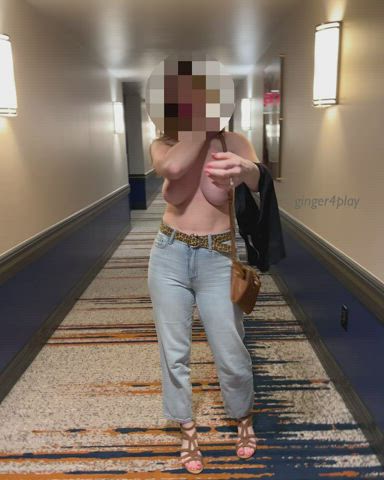Not sure why I got shy, I'm used to being seen this way [GIF] : video clip