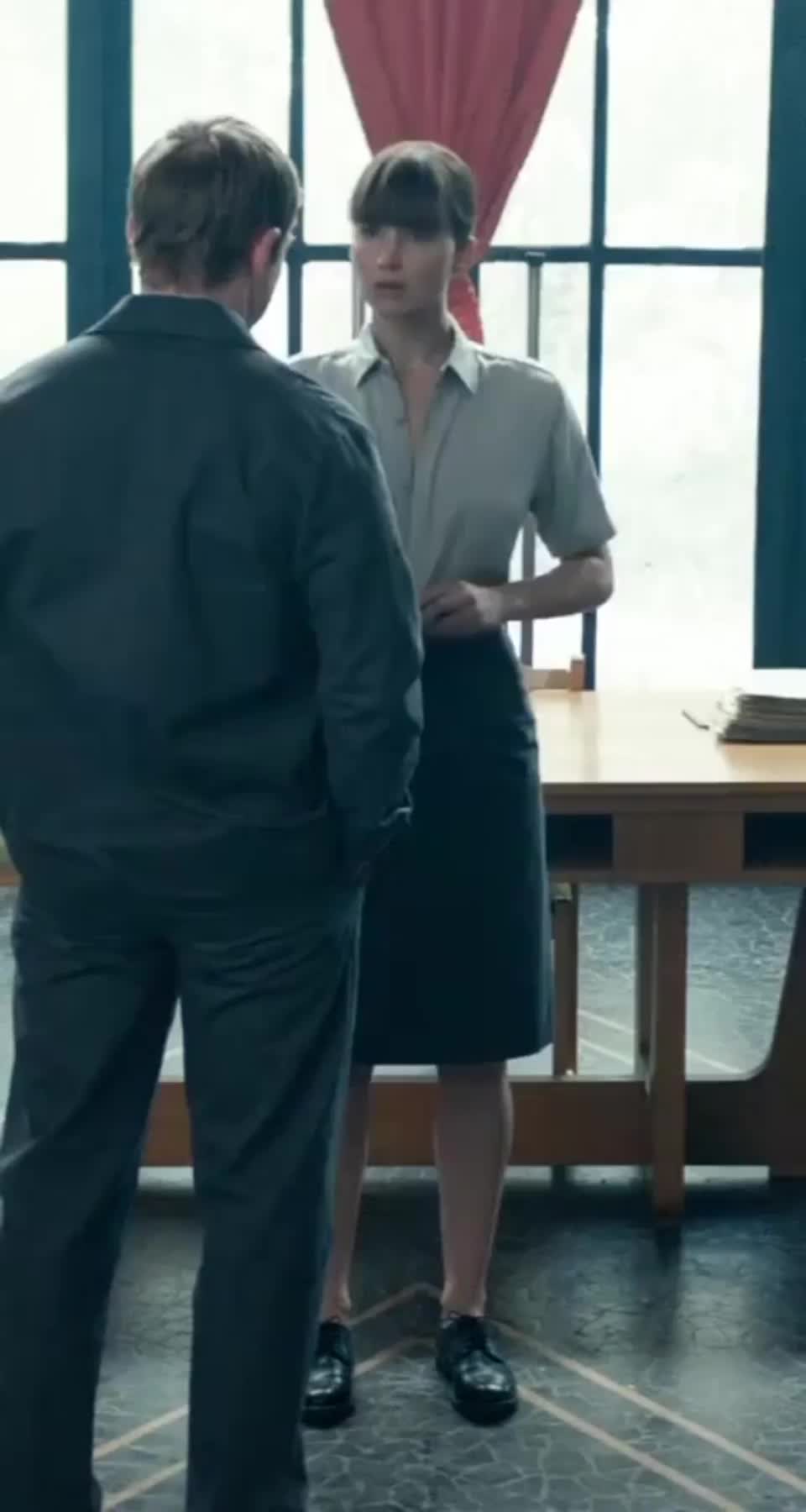 Jennifer Lawrence in Red Sparrow : video clip