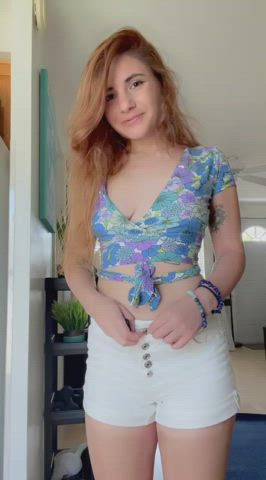 Would you be able to patiently wait while I undid each button? 🙈💕 : video clip