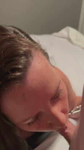 I love when I get a good drool string after deep throating 🤤 (OC) : video clip