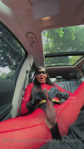 "Incredible" explosive ladycock cumshot in car. Premium goonfuel! : video clip