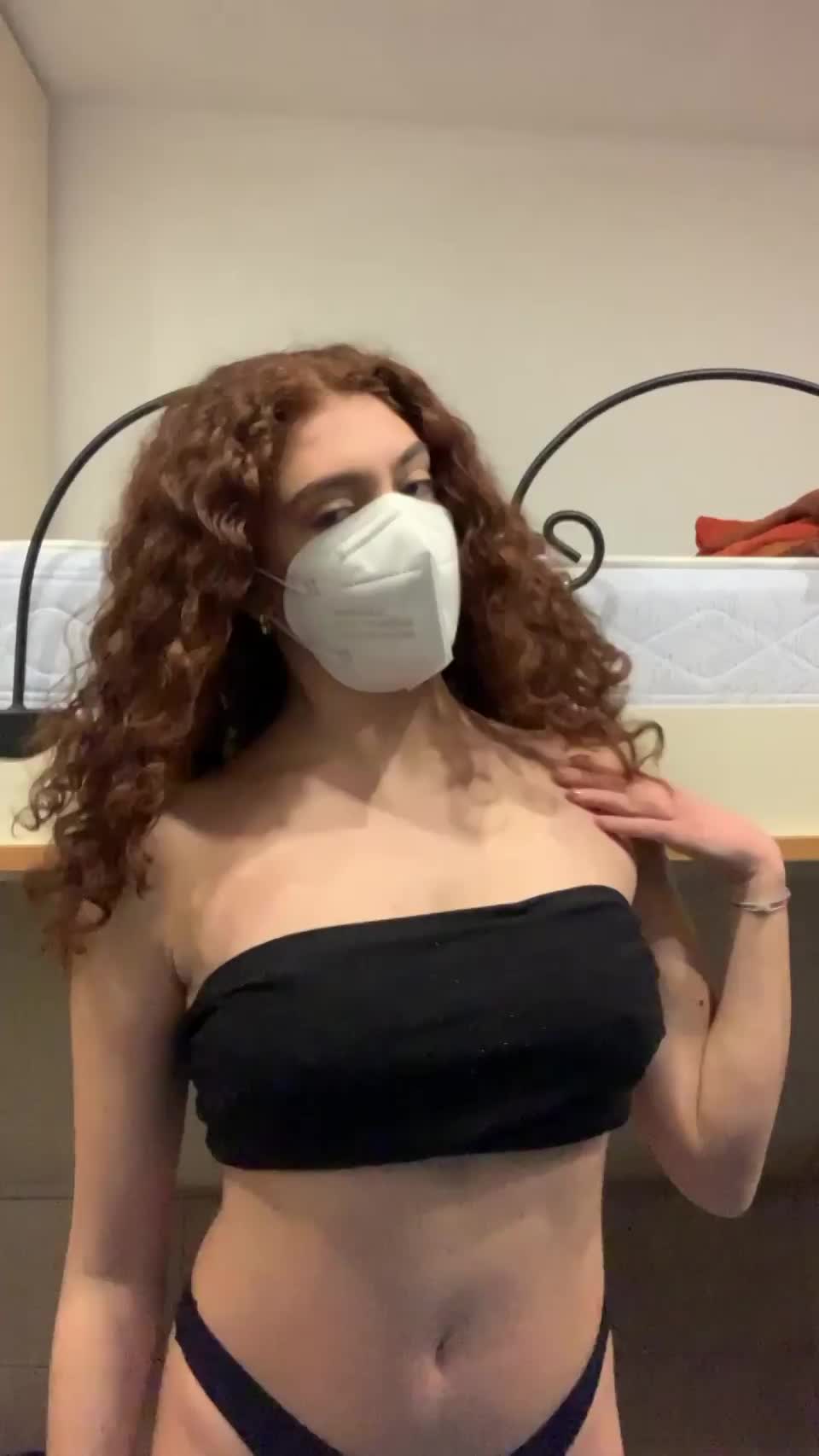 Just had my hair done, want to pull me around by it? I’m only little 🥰 : video clip
