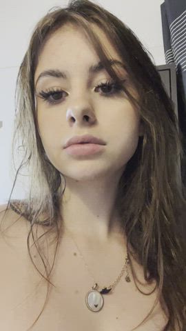 can u help a cute 18 y/o pick up her clothes...she kinda lost them : video clip