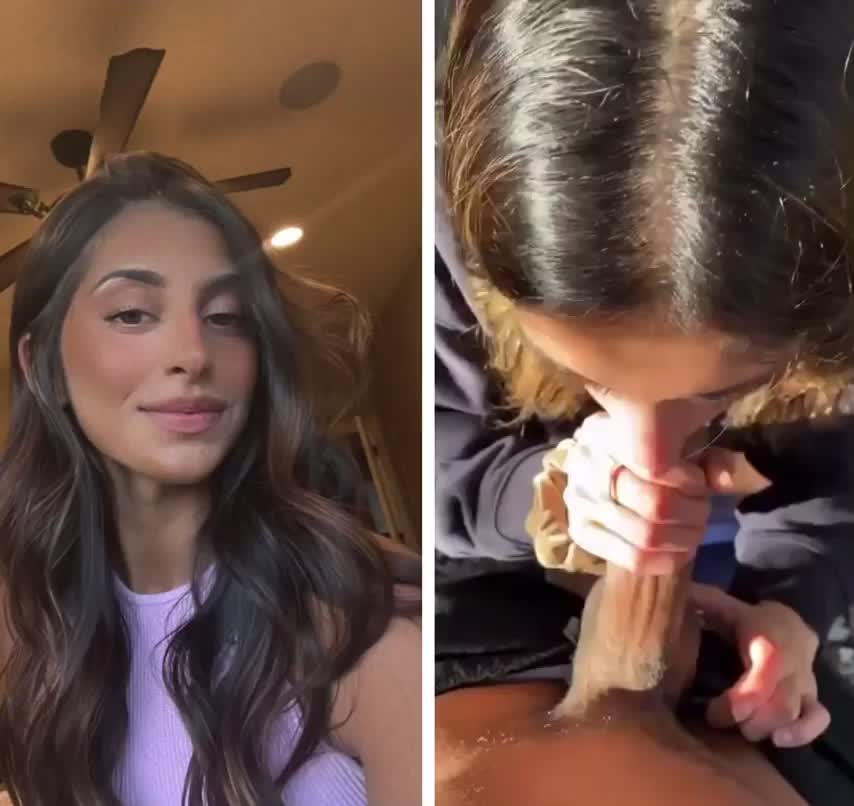 Cute Indian college slut gives a blowjob outside : video clip