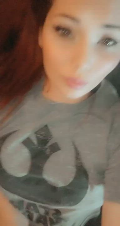 If I asked nicely would you let me suck your big cock while I play? : video clip