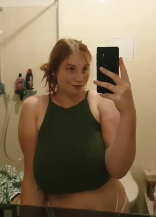 Too big for an 18 year old? They won't stop growing 😉 : video clip