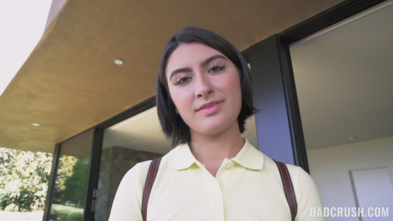 Step-Daughter Angeline Red Does a Challenge Porn GIF by pornotree.com : video clip