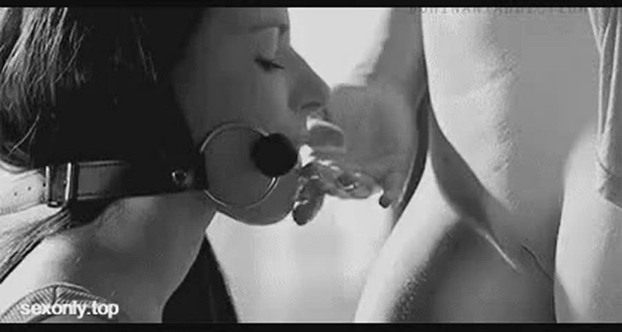 Using her spit for lube : video clip