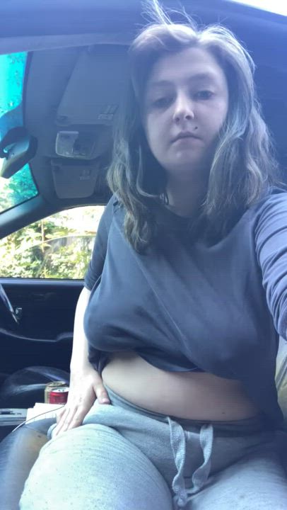 Would anyone wanna volunteer for me to drop my tits in their face? : video clip