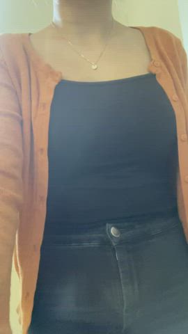 Pulling my Asian Tits out in the Staff Room! It’s only a matter of time until a School Pupil catches me! : video clip