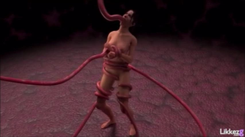 Zoey becomes a tentacle seedbed (Left 4 Dead) [Likkezg] : video clip