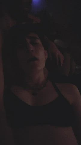 he just wanted to sleep, but i needed to cum so bad! so while he slept i quietly put his hand on my pussy and rubbed my clit against his fingers til i came 😈 it felt so naughty! [gif] : video clip
